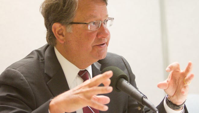 U.S. Sen. Gary Peters discusses issues in an interview with the Livingston Daily Press & Argus.