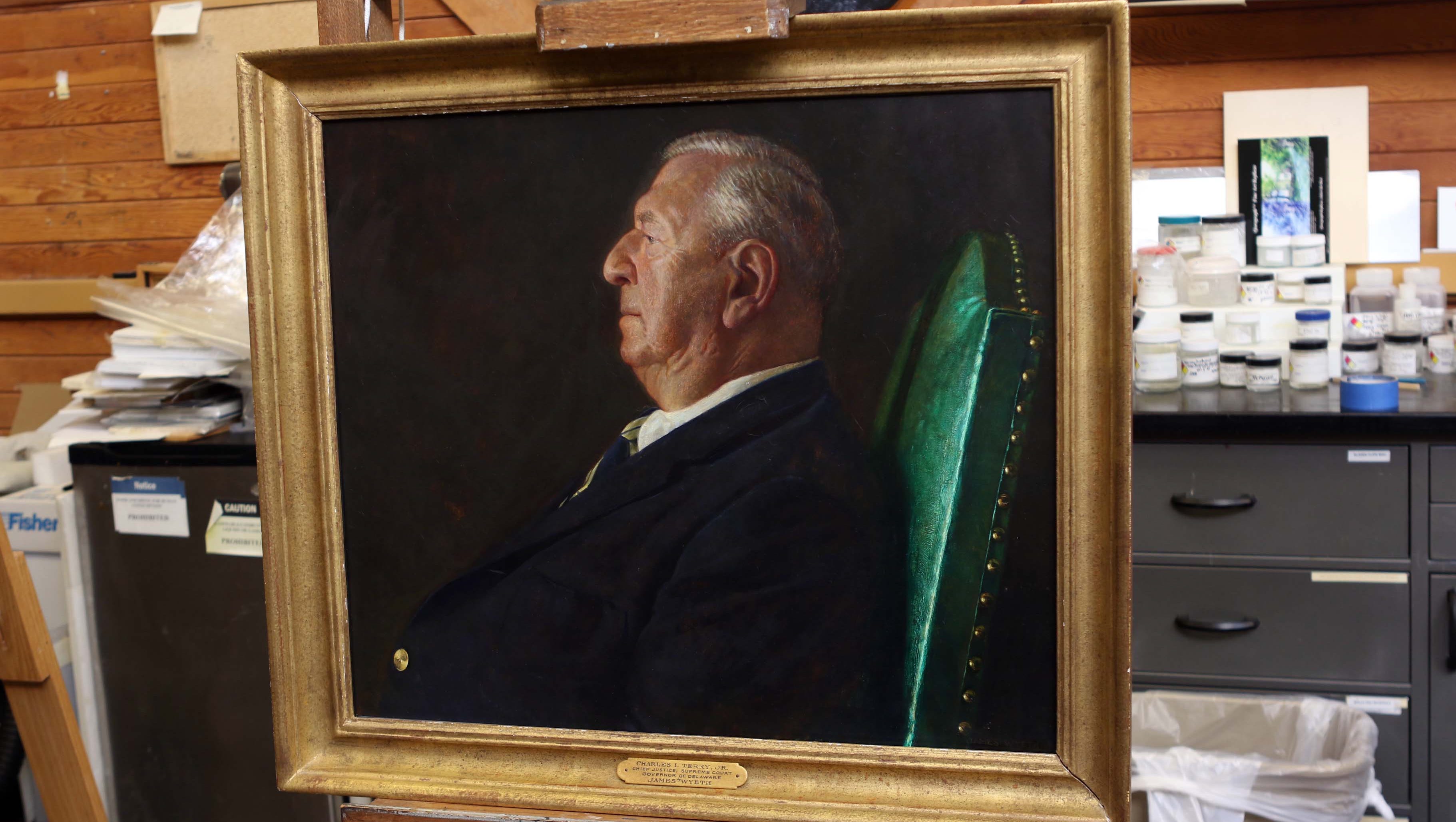 Paintings Damaged In Delaware Capitol Fire Given New Life