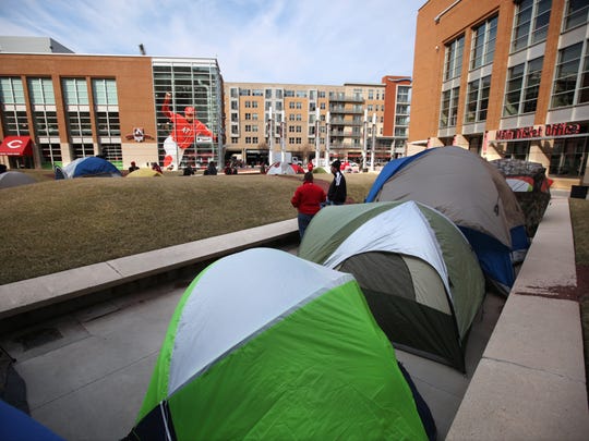 In years past, Reds fans have pitched tents on Crosley Terrace waiting for Opening Day tickets to go on sale.