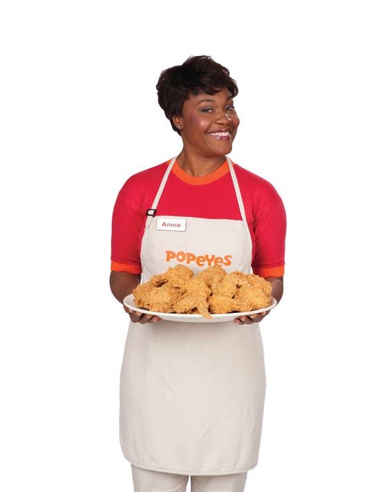 Popeyes Commercial Lady 2025