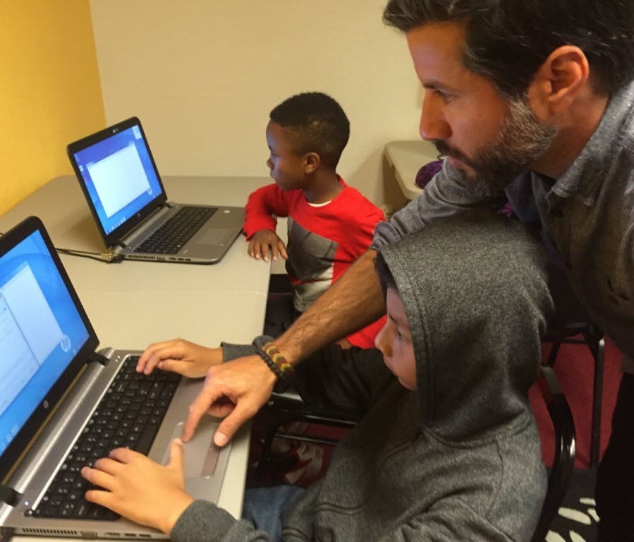 Kids who code are candidates for some of the most lucrative jobs in teh country, a new study finds. Here, children learn to code at the Calvary Hill Community Church, which in June 2016 took part in an initiative from Rev. Jesse Jackson's Rainbow PUS
