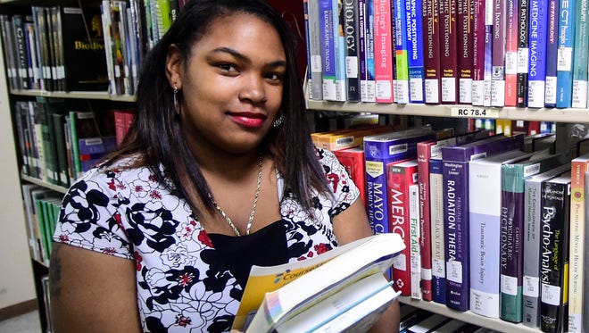 Binghamton resident Melanie Alexander is studying liberal arts at SUNY Broome. Alexander is the treasurer of the Black Student Union and president of the campus Step Team.