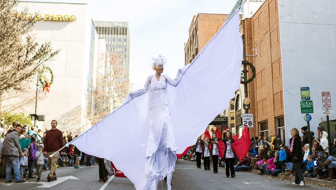 So much to explore at the Asheville Holiday Parade