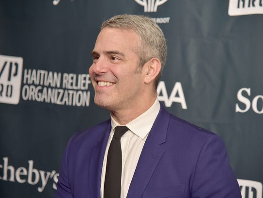 Andy Cohen attends a benefit dinner on May 5, 2017,