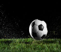 A stock image of a soccer ball.