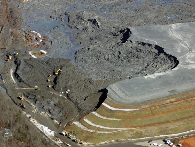 Kingston coal ash spill then and now
