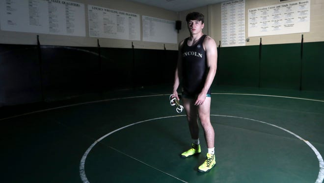 Lincoln senior Justin Grant is the 2018 All-Big Bend Wrestler of the Year after going 43-4 at Class 2A 170 pounds and finishing third in the state.