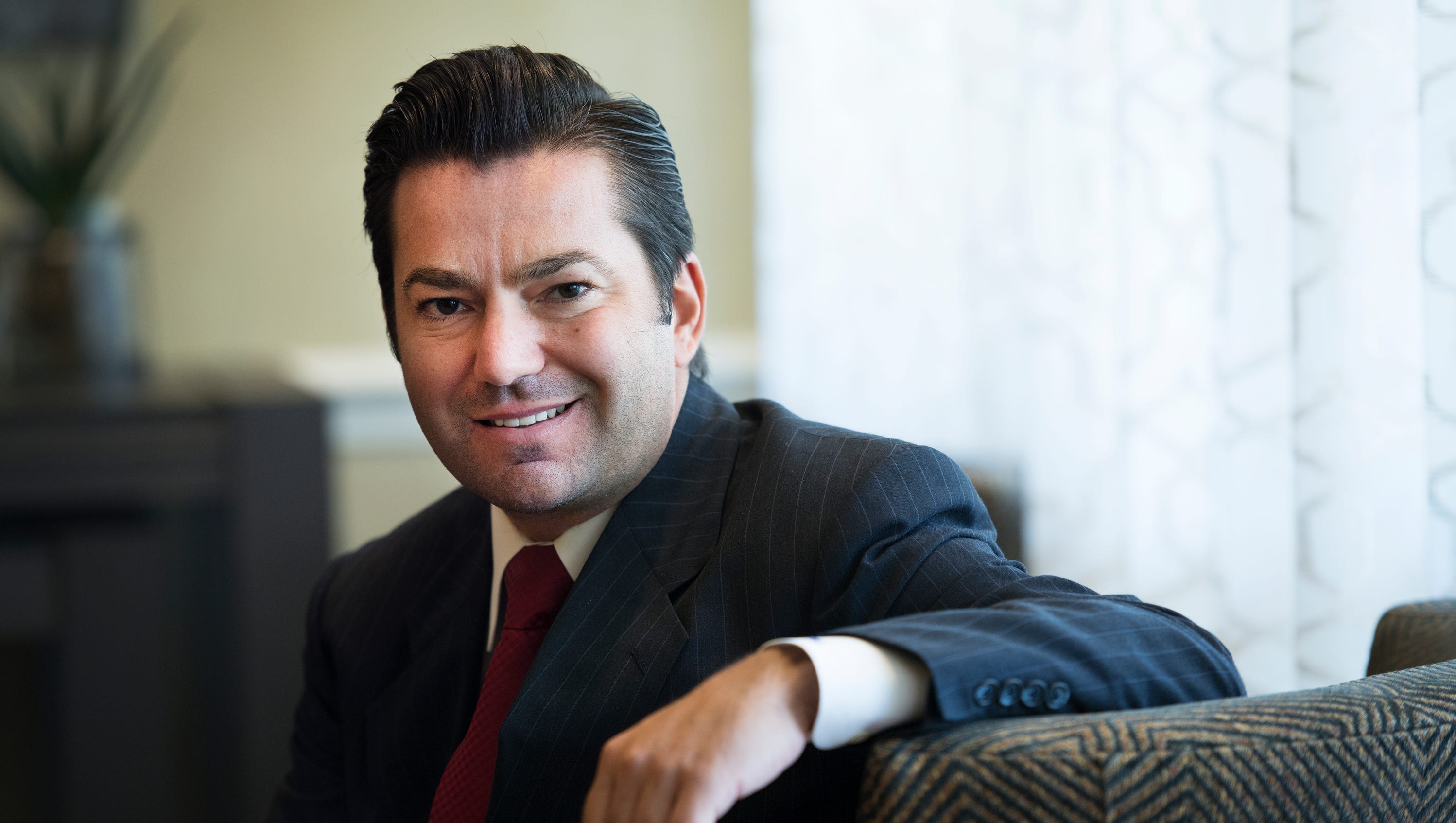 The Boyd Company, Inc. Principal John Boyd Jr. is posing for a portrait at the hotel where he is staying while doing business in Greenville on Monday, July 24, 2017.