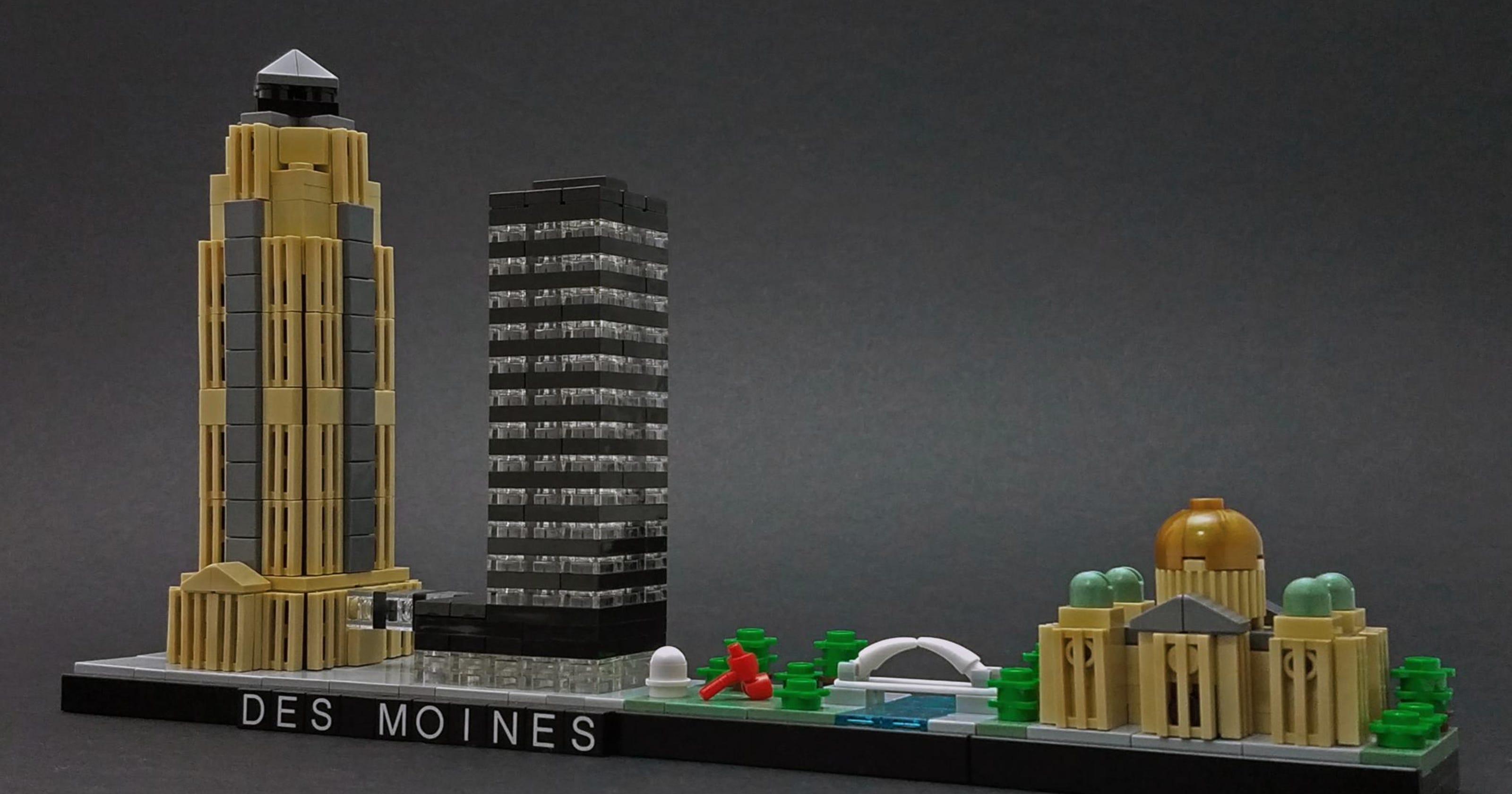 Check Out This Downtown Des Moines Skyline Made Entirely