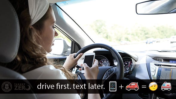 HIghway Patrol will be looking for texting drivers this week