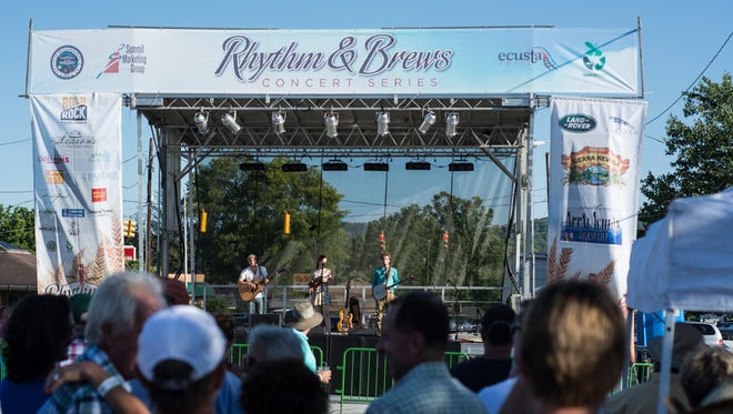 The Rhythm and Brews festival attracted thousands to downtown Hendersonville.