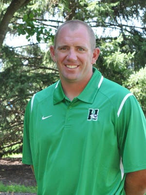 Harrison High School announced Monday that Derek Rehage has been promoted from defensive coordinator to head football coach, the Southwest Local School District said in a statement.