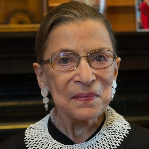 Supreme Court Justice Ruth Bader Ginsburg in her c