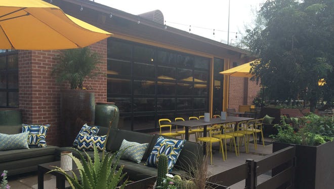 The patio at Postino Annex, which opens Oct. 1 at College Avenue and Sixth Street in Tempe.