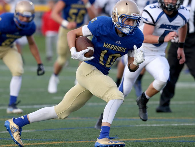 Webster Mike Masucci runs into Brockport territory