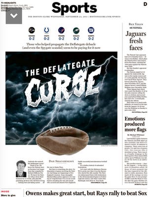 Boston Globe cover