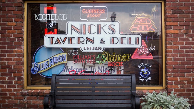 Nick's Tavern & Deli has been a staple of downtown Clemson since 1976, its storefront window is photographed on Thursday, September 1, 2016 in Clemson. 