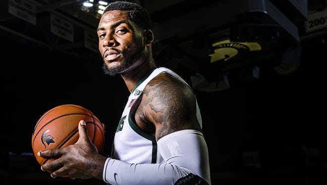 Branden Dawson averaged 15.7 points and 8.1 rebounds in MSU's seven postseason games, shooting .681 and earning Most Outstanding Player of the Big Ten Tournament for making (21 of 28) shots.