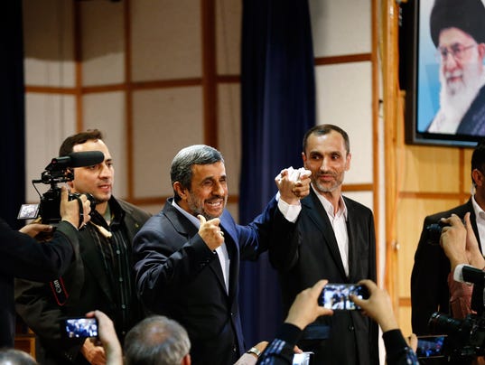 Image result for Iran’s former President Mahmoud Ahmadinejad registers to run in May election