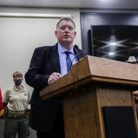 Special Agent Damon Phelps speaks on the investiga