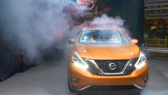 The crossover Nissan Murano, made in Canton, saw its February sales rise 3 percent over the same period last year.