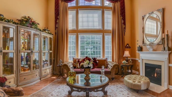 With more than 5,000 square feet, this estate in South Brunswick has two garages, a gourmet kitchen and a master suite with a sitting room, large walk-in closets and a spa-like private bath.