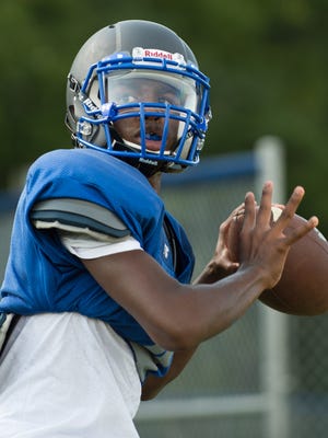 Woodbridge quarterback Troy Haynes, seen here during a summer practice, ran for three touchdowns and threw for another as Woodbridge defeated Howard 48-12 in Friday's DIAA Division II playoff opener