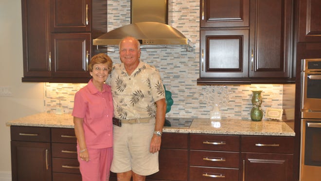 Camille and Ken Bairunas say there is nothing they would change about their new home. They love it just the way it is.
