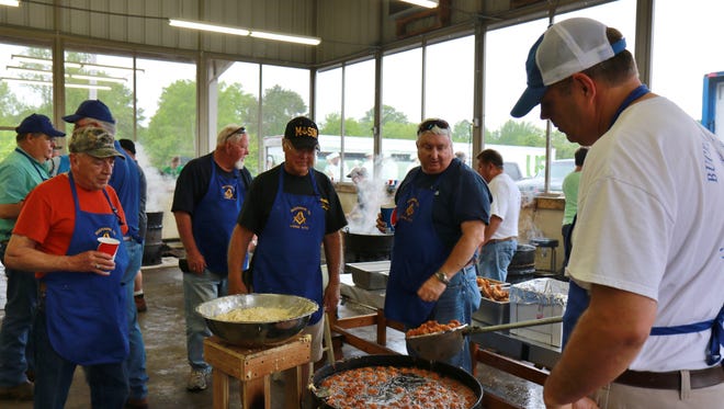 Images for the World's Biggest Fish Fry in Paris, Tenn., on Friday, April 28, 2017.