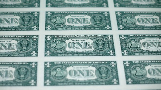 U.S. dollar bills