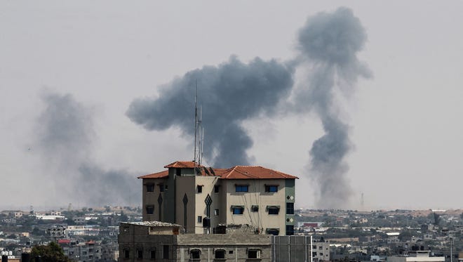 Israel bombs Gaza after mortar shells fired from strip