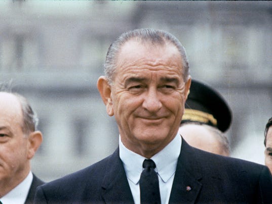 XXX LYNDON B. JOHNSON, FORMER U.S. PRESIDENT F FEA