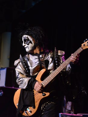Mini Kiss plays at Hy-Vee Hall for BaconFest on Saturday afternoon 1/31/15.