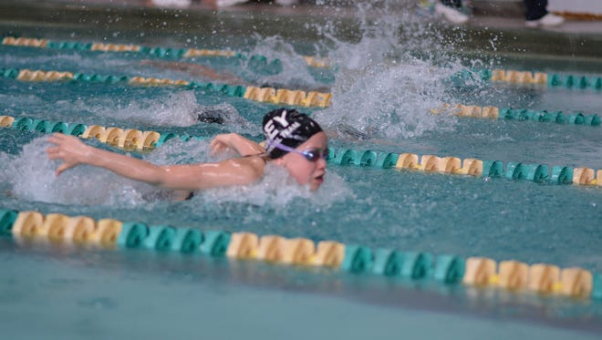 Sarah Hardy, 14, of Edison who has broken local and national swimming records.