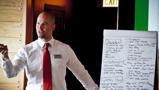 Dan Gramann uses humor and wisdom to facilitate a different type of corporate workshop.