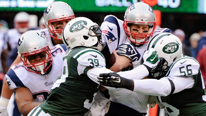 Tom Brady should brace himself for some rough stuff against the Jets on Sunday.