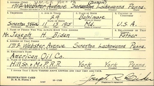 2020 Presidential Election Joe Biden S Family Connection To York Pa