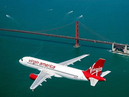 Virgin America operated its busiest hub in San Francisco,