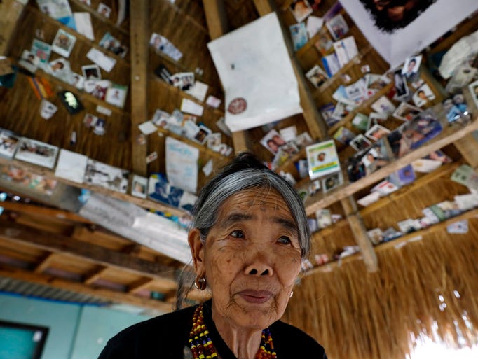 Whang Od Oggay tattoos at near 100 years old