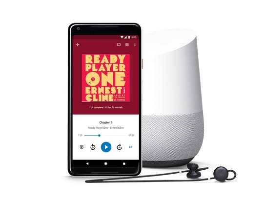 Audiobooks available through Google Play are compatible