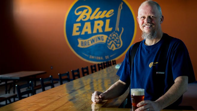 Blue Earl Brewing Co. founder Ron Price in the brewery's tap house in Smyrna