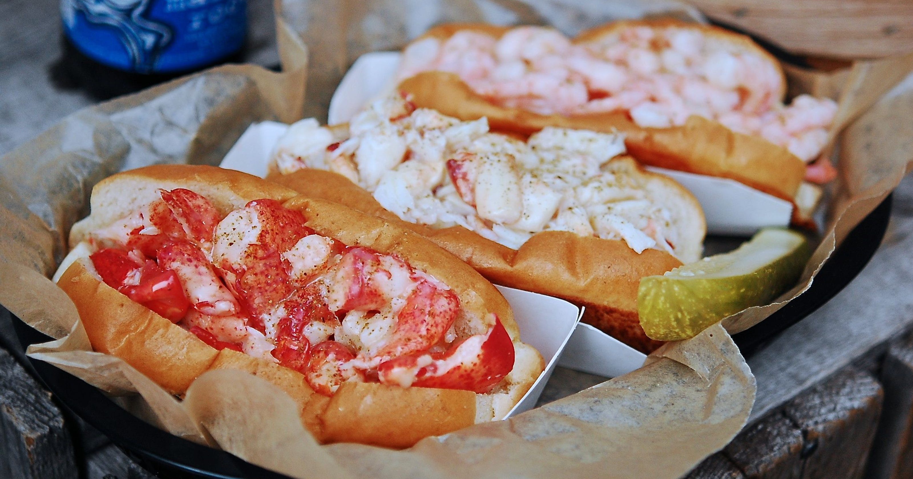 Mouthwatering lobster rolls at Luke's Lobster.