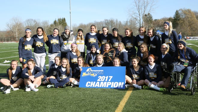 Spencerport girls soccer repeat for state champions, but this time the team shares a title with Pearl River.