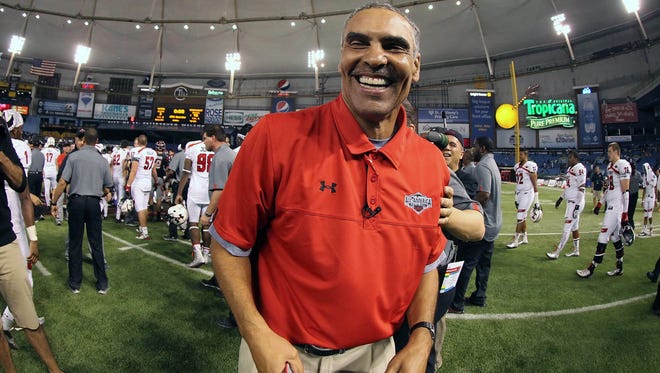 Outside of a high school all-star game, in which Herm Edwards coaches every year, he has not coached in nearly a decade.