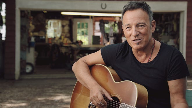 Bruce Springsteen pictured on his Colts Neck property.