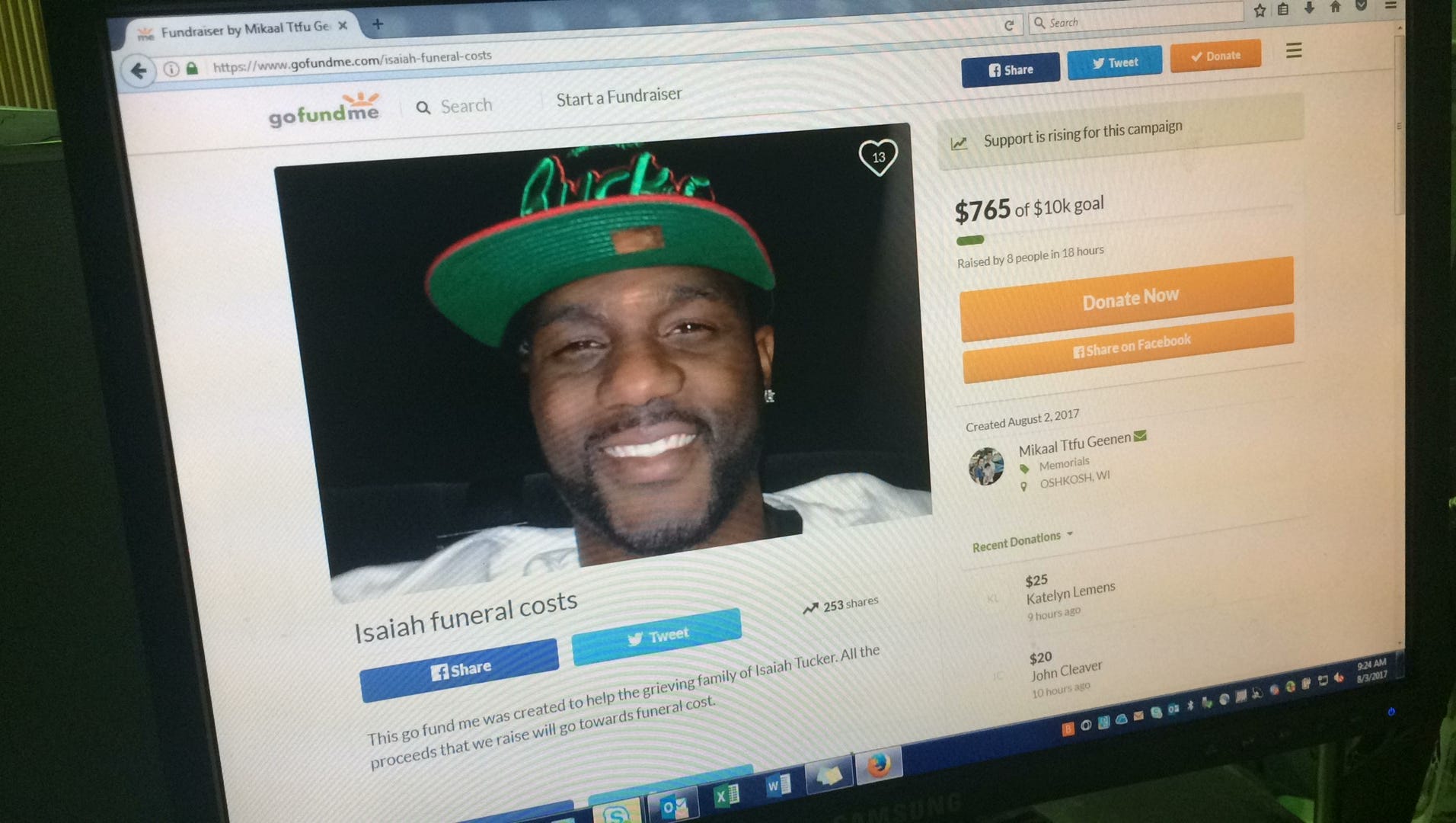 Gofundme Campaign Created For Funeral Of Isaiah Tucker Gofundme Campaign Created For Funeral Of Isaiah Tucker