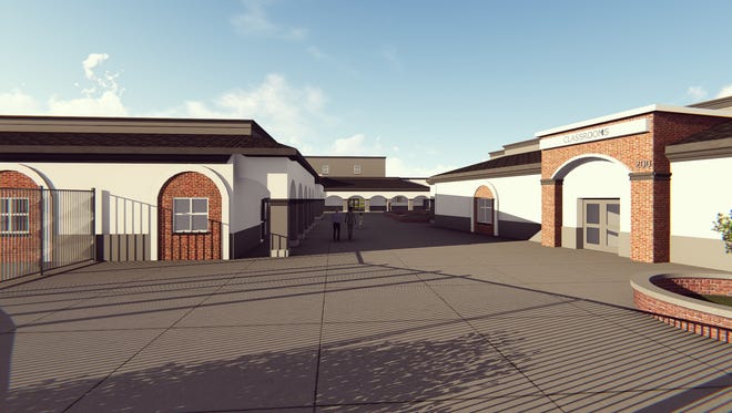 A rendering of the redesign for Hopi Elementary School in Phoenix.