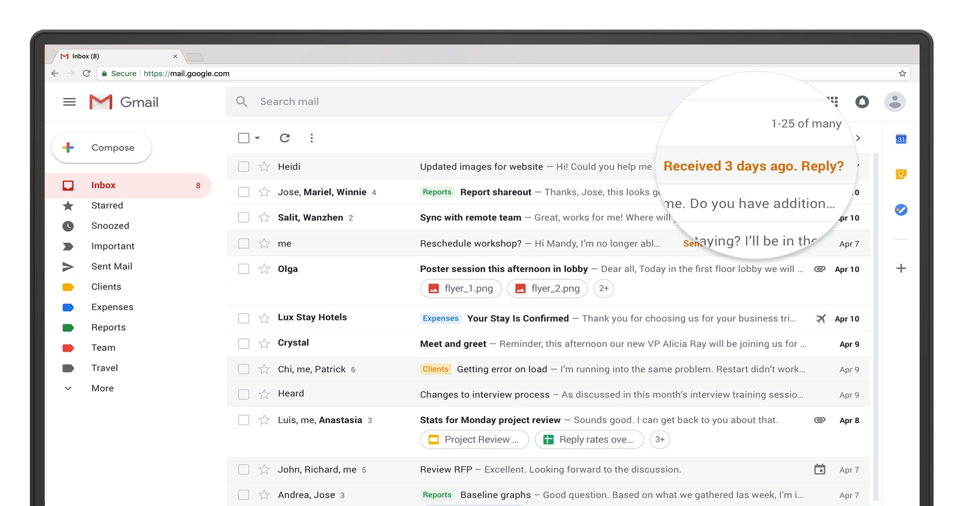 Read Gmail Email Inbox