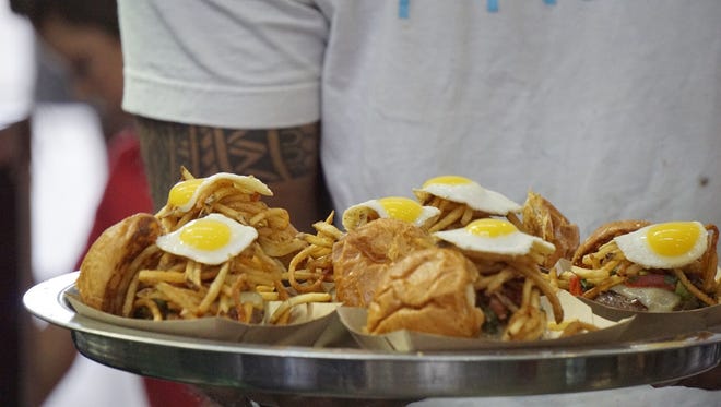 Last year's winning burger from Frita Batidos was topped with a sunny-side-up quail egg.