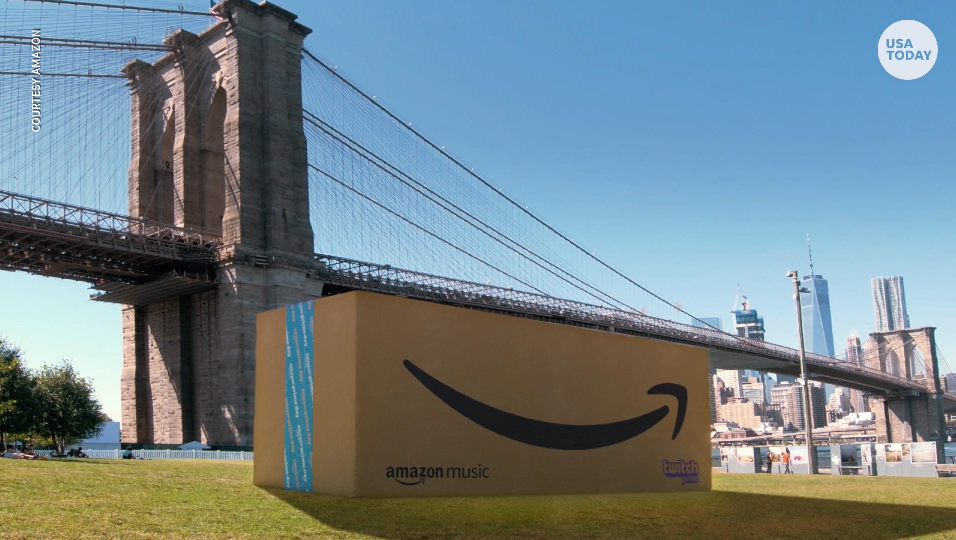 Amazon to unbox giant 25foot Prime Day boxes